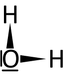 Wasser: Lewis-Formel (Strukturformel)